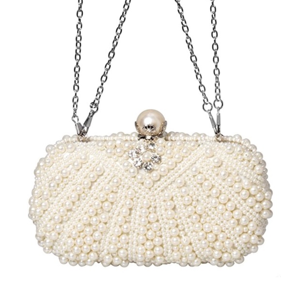 DAYANA FONTANA NYC Handbags - SOLD/ Beads Crystal Rhinestone Evening Clutch